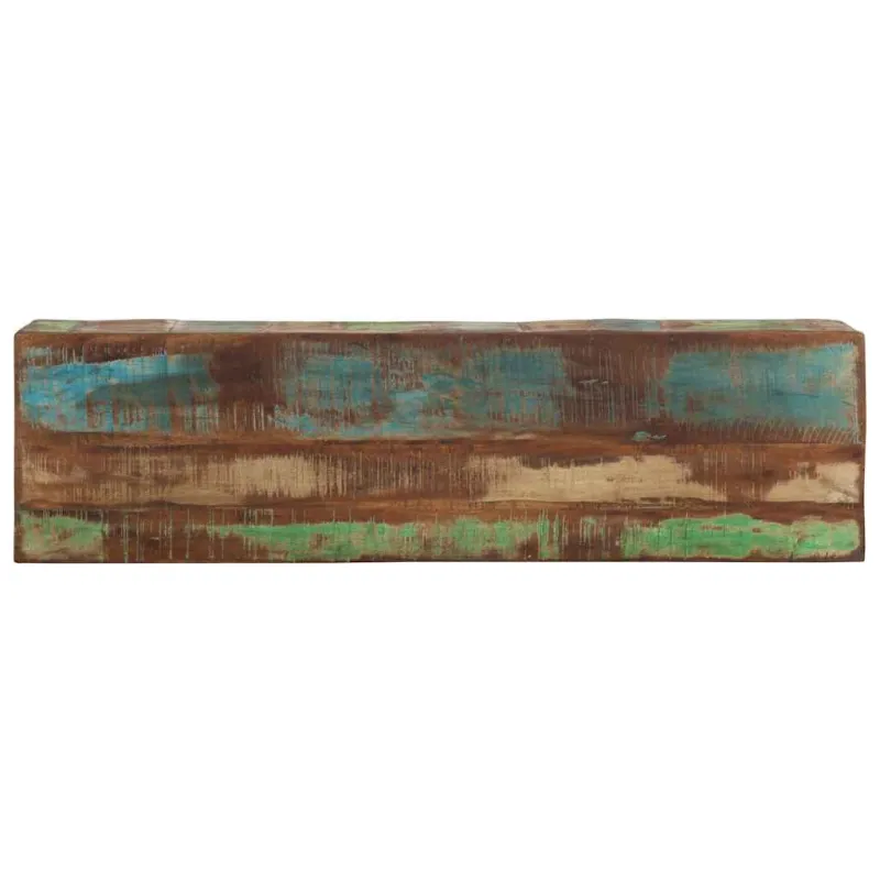 Konsolinis staliukas, 110x30x75cm, perdirbta mediena ir geležis
