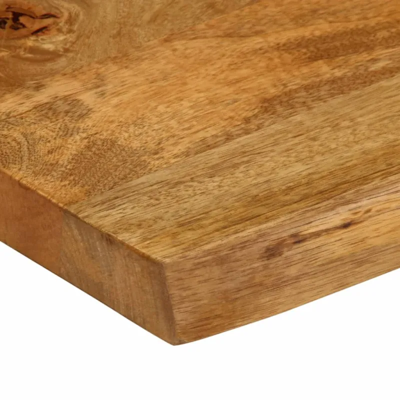 Stalviršis, 110x60x3,8cm, mango masyvas, su gyvu kraštu