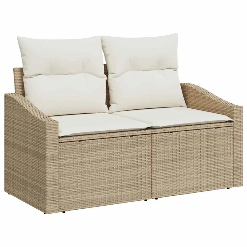 Sodo Sofų Rinkinys 11 vnt. 10-Vietų skaičius Bežinė ir kreminė