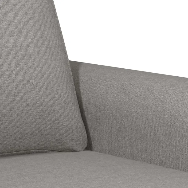 Dvivietė sofa, šviesiai pilkos spalvos, 120cm, audinys