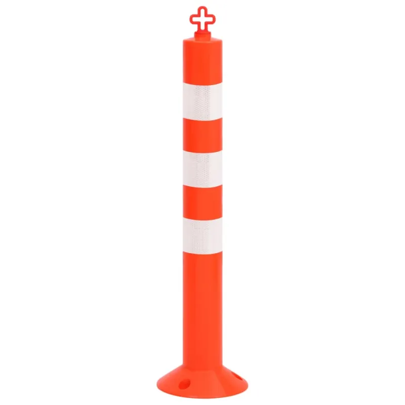 Eismo reguliavimo stulpeliai su grandine, 4vnt., 75cm, PE