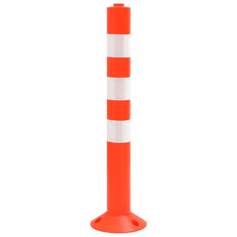 Eismo reguliavimo stulpeliai su grandine, 4vnt., 75cm, PE