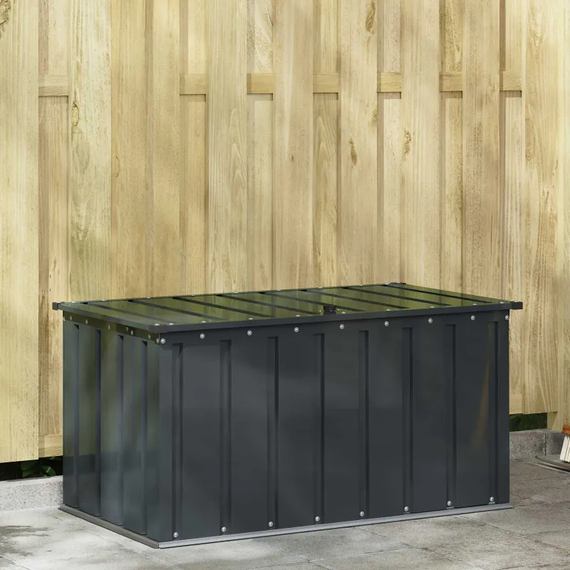 Sodo saugojimo dėžė Juoda 101 x 56,5 x 50 cm Plienas