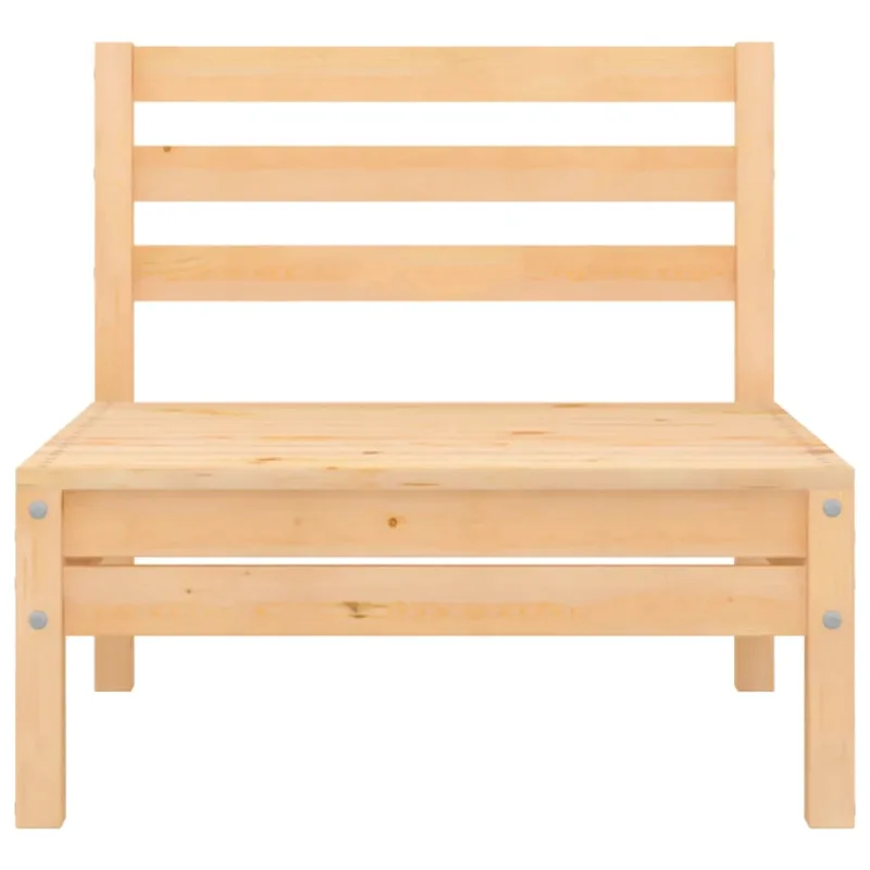 Dvivietė sodo sofa, pušies medienos masyvas (806587)