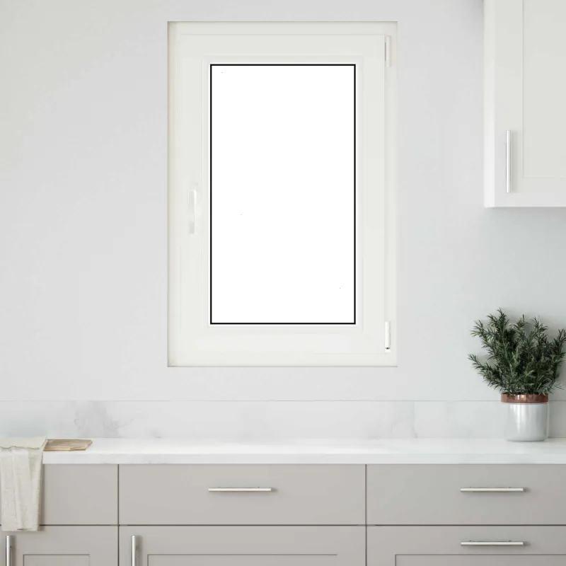 Požeminio lango RISOR 60 x 80 cm PVC ir stiklas Antracito