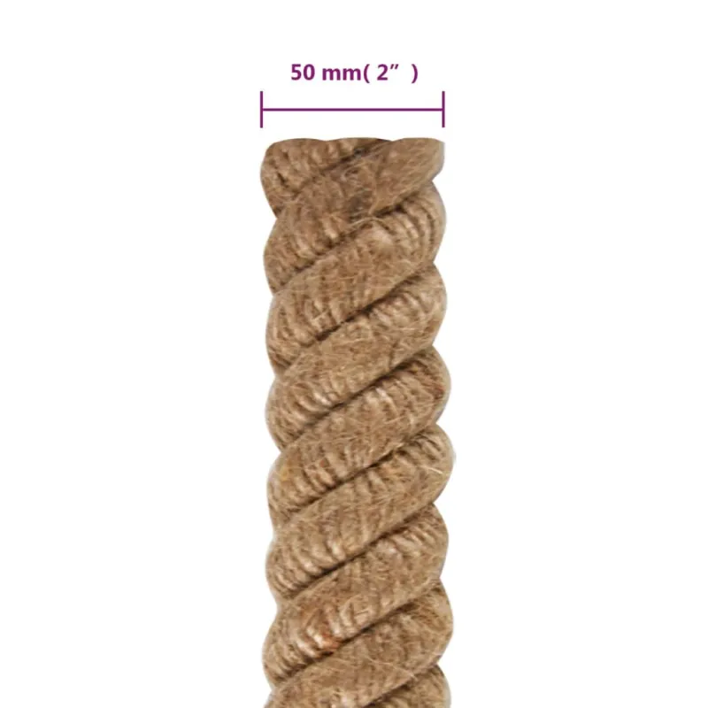 Džiuto virvė, 10 m ilgio, 50 mm storio