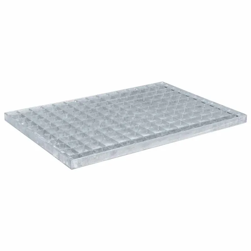 Grotelės Sidabro 50 x 35 x 2 cm Karštojo cinkavimo plienas