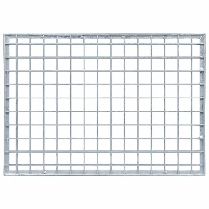 Grotelės Sidabro 50 x 35 x 2 cm Karštojo cinkavimo plienas