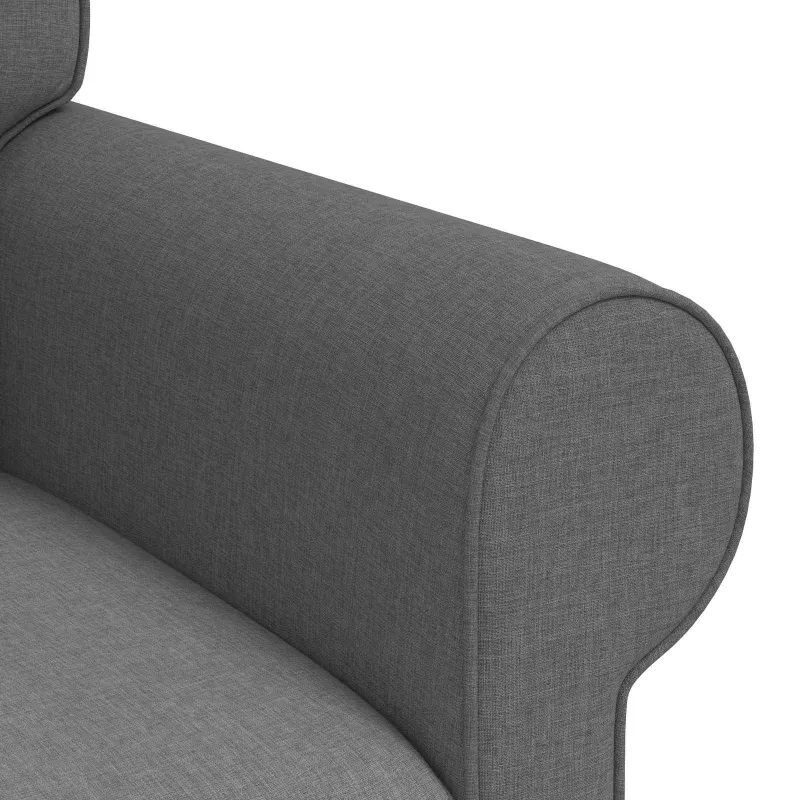 Sofos komplektas 2 pcs Tamsiai pilka 245 x 82 x 80 cm audinys
