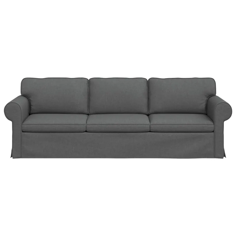 Sofa Tamsiai pilka 245 x 82 x 80 cm audinys