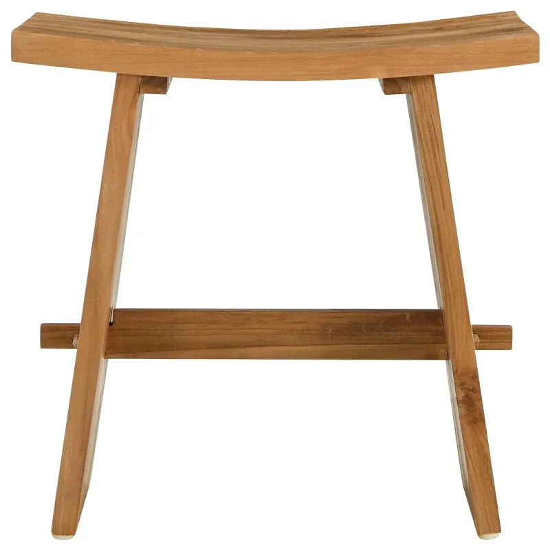 Vonios taburetė Ruda 50 x 29,5 x 50,5 cm Kieto teka medžio