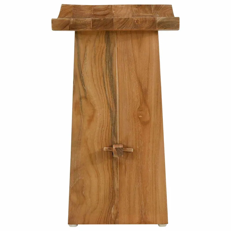 Vonios taburetė Ruda 50 x 29,5 x 50,5 cm Kieto teka medžio
