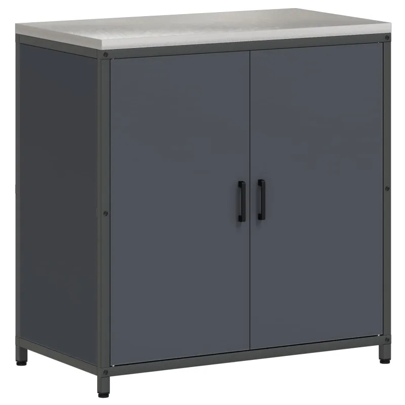 Virtuvės saugojimas HATTEM Antracito 90 x 50 x 92 cm Plienas