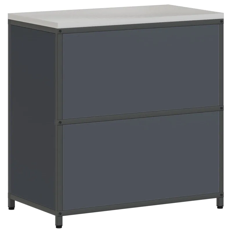 Virtuvės saugojimas HATTEM Antracito 90 x 50 x 92 cm Plienas