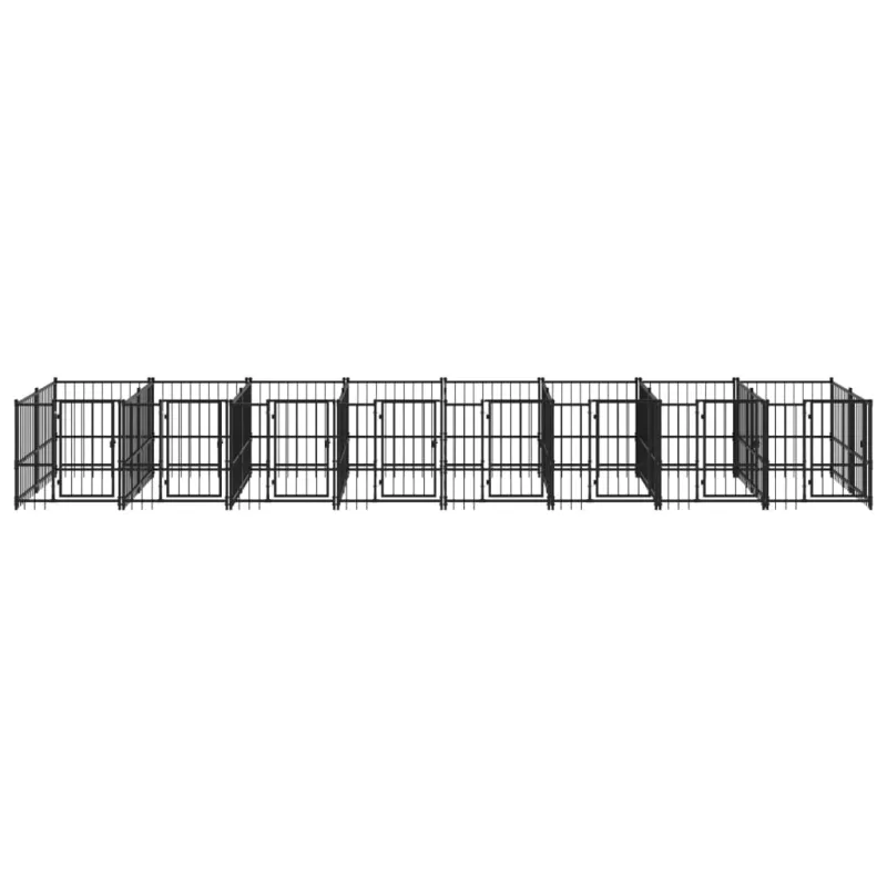Lauko voljeras šunims, plienas, 15,02m²
