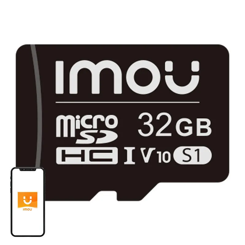 IMOU microSD mäukaart 32GB (UHS-I, SDHC, Class 10/U1/V10, 90/20) universaalne