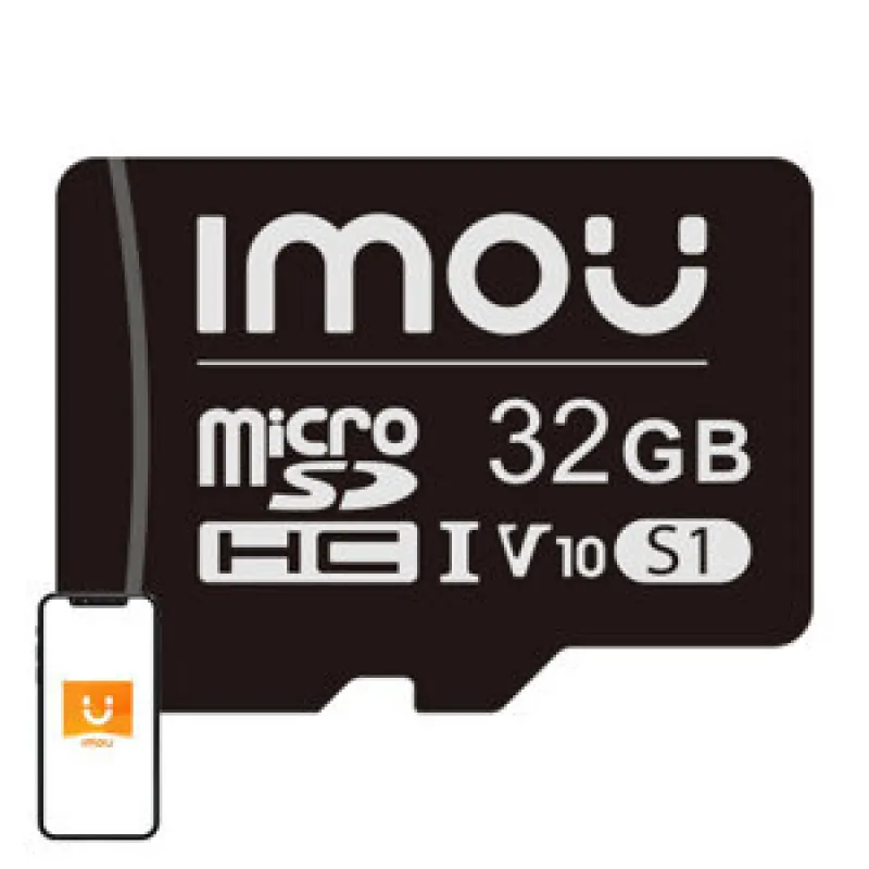 IMOU microSD mäukaart 32GB (UHS-I, SDHC, Class 10/U1/V10, 90/20) universaalne