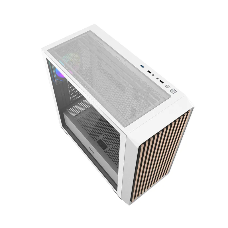 Darkflash DS900WD ATX arvutikorpus (valge) + 4 universaalset ventilaatorit