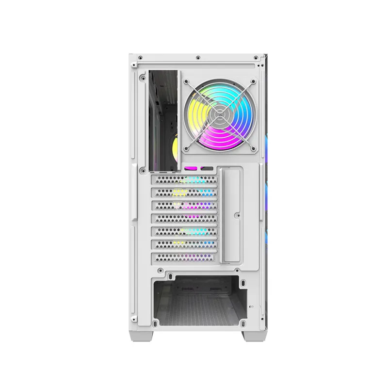 Darkflash DS900WD ATX arvutikorpus (valge) + 4 universaalset ventilaatorit