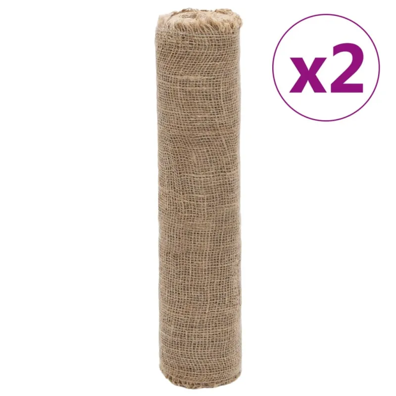 Džiuto ritiniai, 2vnt., 0,5x50m, 100% džiutas, 200g/m²