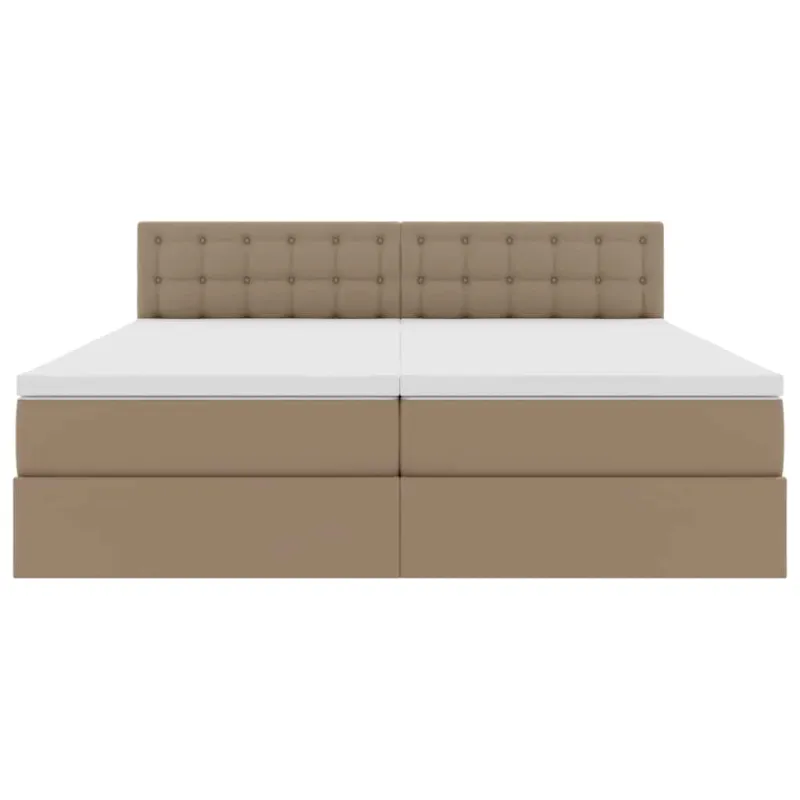 Lova su daiktų laikymo vieta ir LED Kapučino 200 x 200 cm