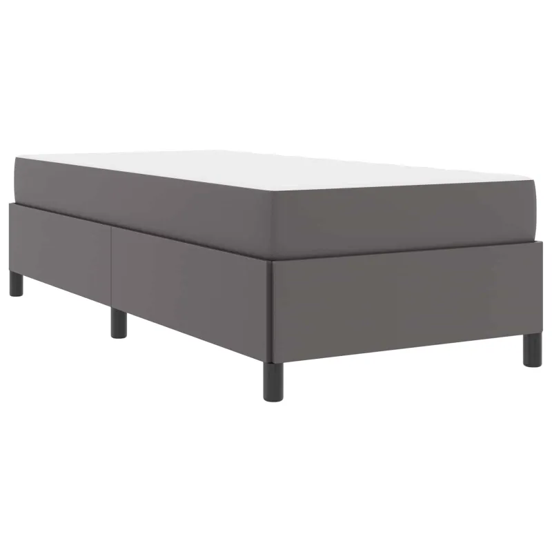 Lovos rėmas su čiužiniu Pilka 80 x 200 cm audinys