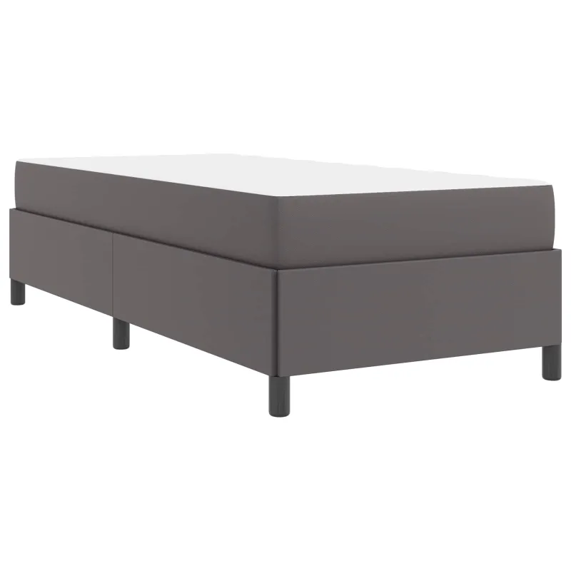 Lovos rėmas su čiužiniu Pilka 80 x 200 cm audinys