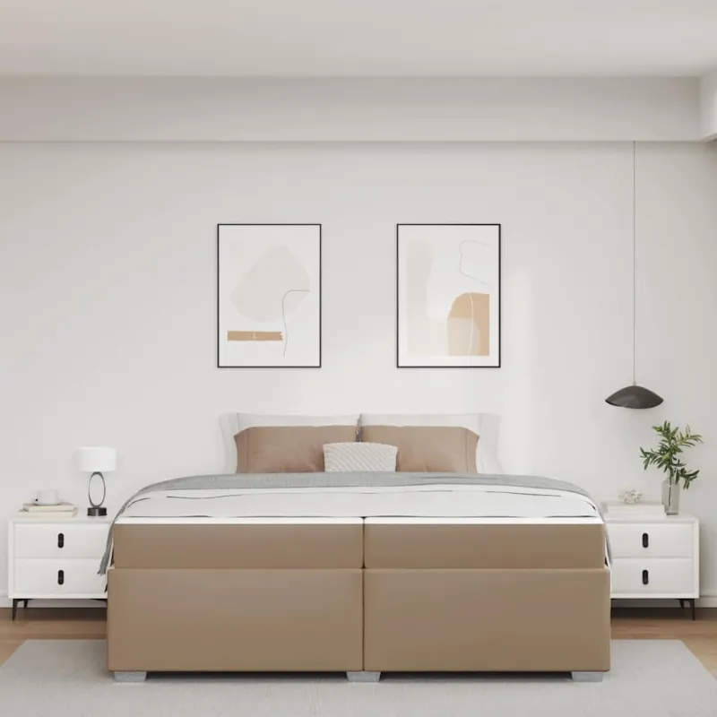 Lovos rėmas Kapučino 200 x 200 cm audinys