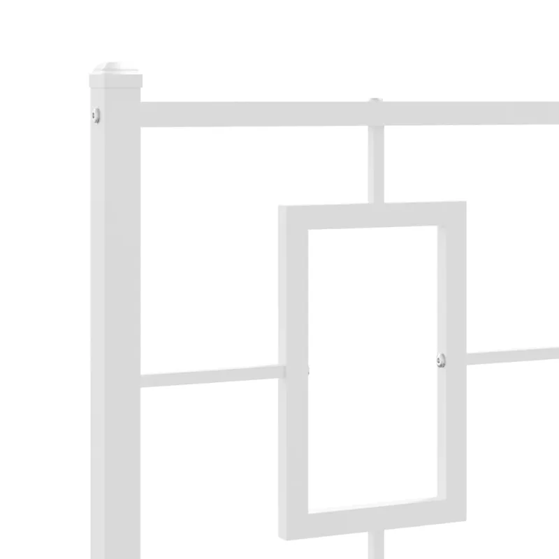 Metalinis pakaitinis galvūgalis, baltos spalvos, 100cm