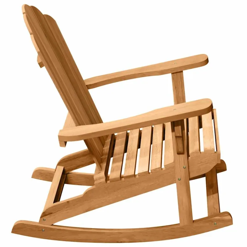Adirondack supama kėdė 2 vnt. Ruda Tikmedžio medienos masyvas