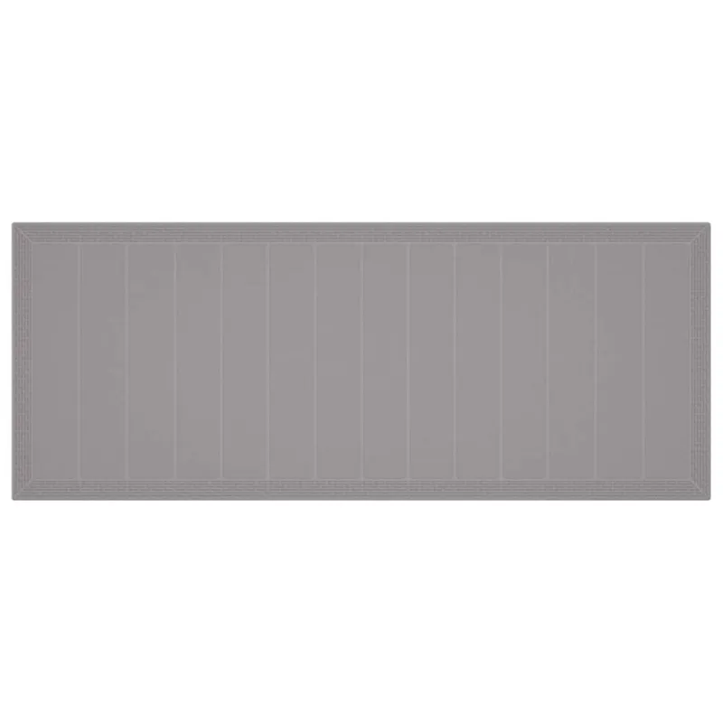 Sodo stalas Šviesiai pilka 250 x 100 x 73 cm poliratanas