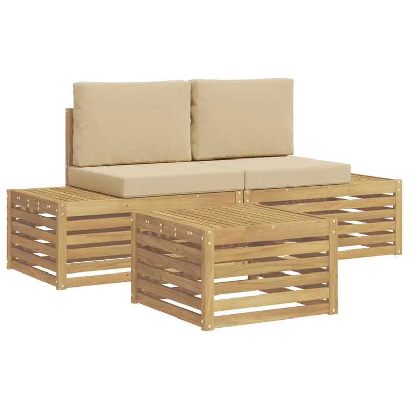 Lauko sofos komplektas 4 Vienetas