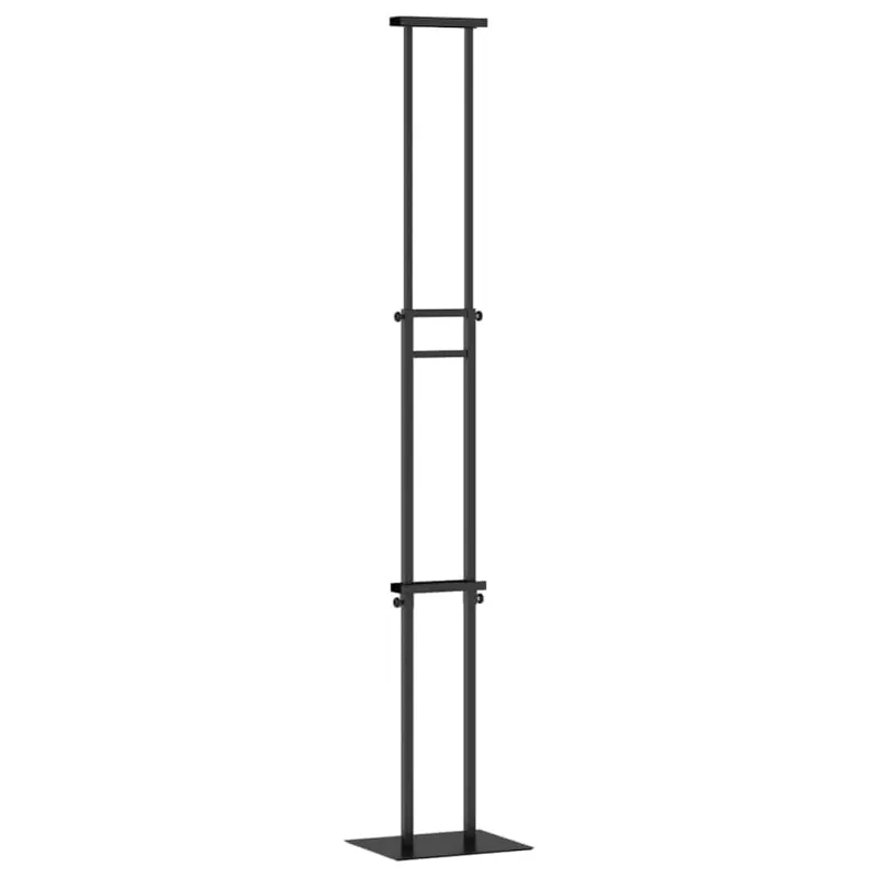Prekybos parodos stendai 2 vnt. Juoda 30 x 23,5 x 210 cm