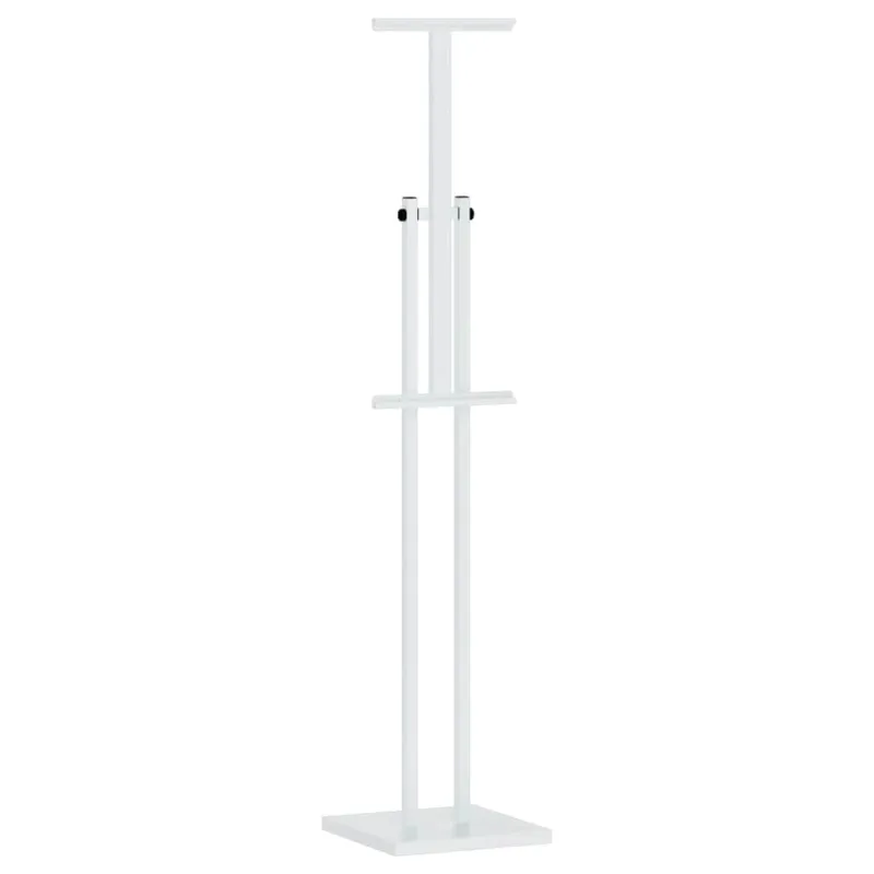 Prekybos parodos stendai 2 vnt. Baltas 26,5 x 26,5 x 150 cm