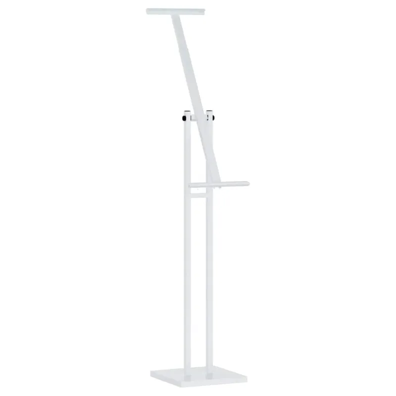 Prekybos parodos stendai 2 vnt. Baltas 26,5 x 26,5 x 150 cm
