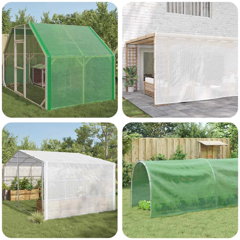 Tent su kilpom 2 vnt. Žalia 2 x 5 m 260 gsm PE