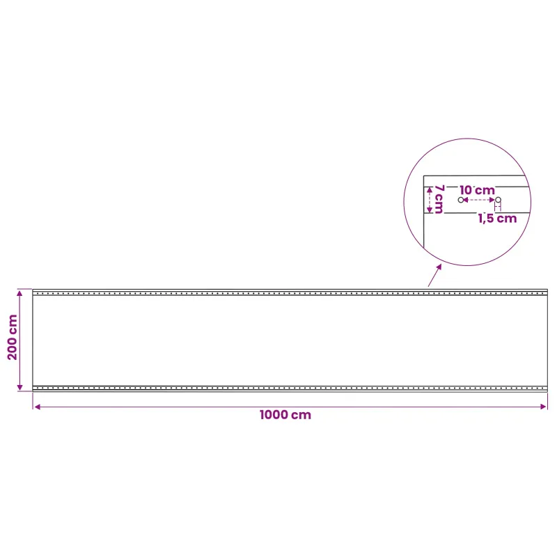 Tent su kilpom 2 vnt. Žalia 2 x 10 m 260 gsm PE