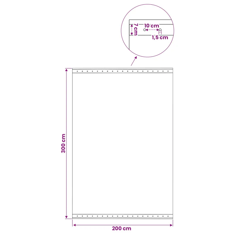 Tent su kilpom 2 vnt. Žalia 3 x 2 m 260 gsm PE