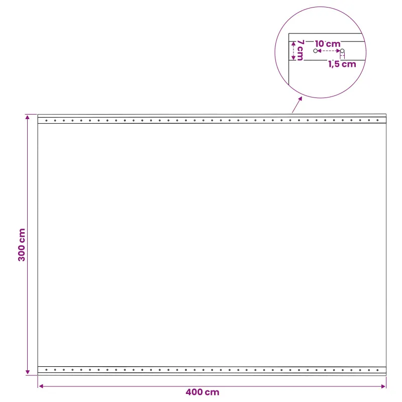 Tent su kilpom 2 vnt. Žalia 3 x 4 m 260 gsm PE