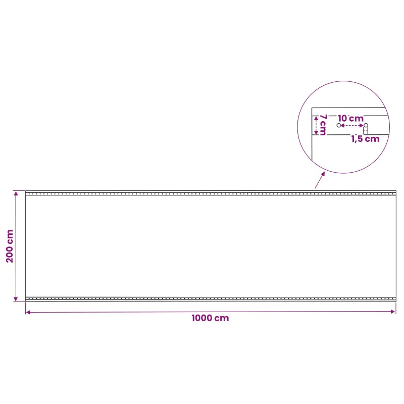 Tent su kilpom 2 vnt. Žalia 3 x 10 m 260 gsm PE