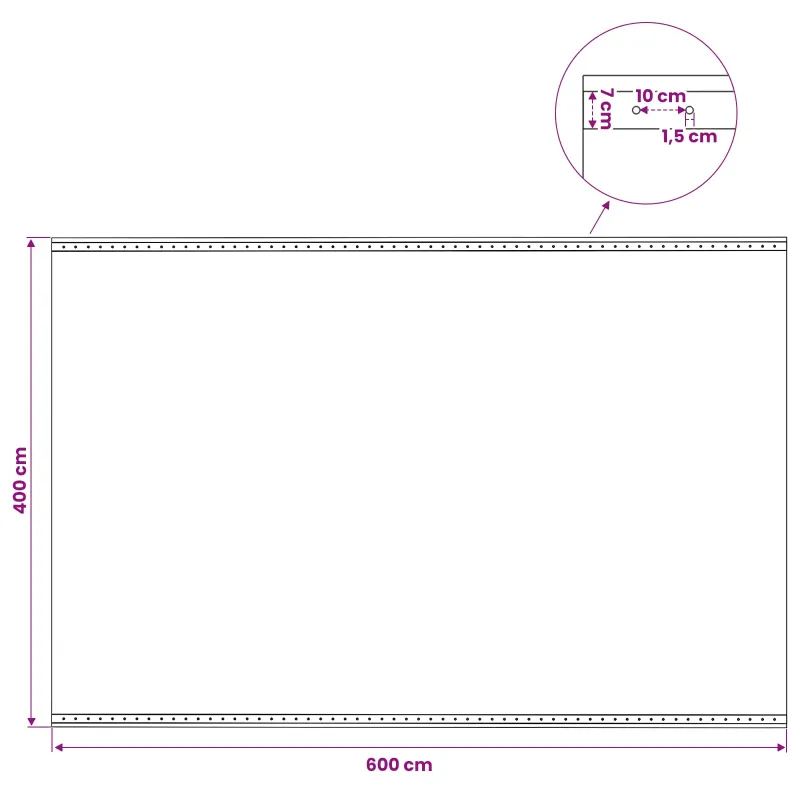 Tent su kilpom 2 vnt. Žalia 4 x 6 m 260 gsm PE