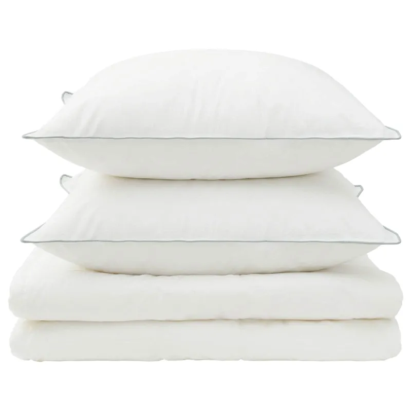 Antklodės ir pagalvių rinkinys 3 vnt. 135x220 cm Vasara 140 GSM