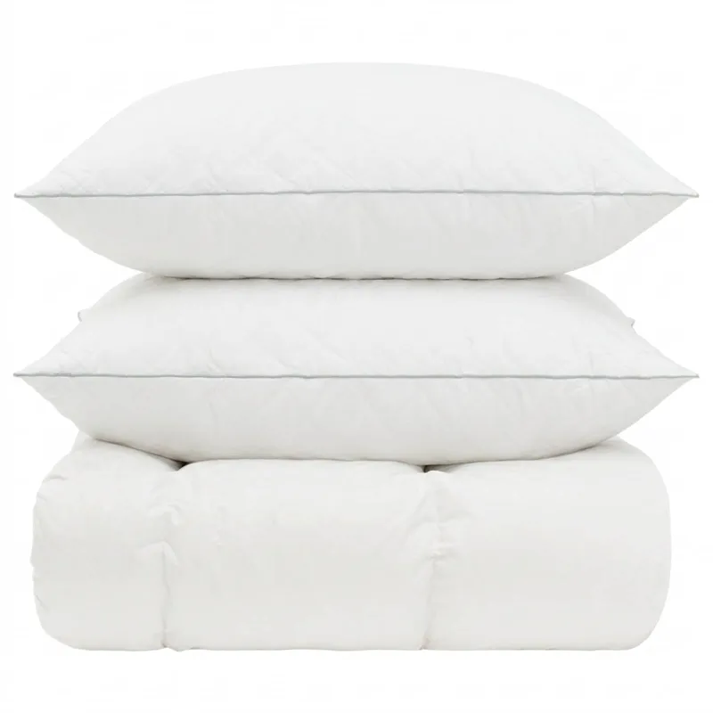90% žąsies pūkų antklodės komplektas FULDA 3 vnt. 220 x 260 cm
