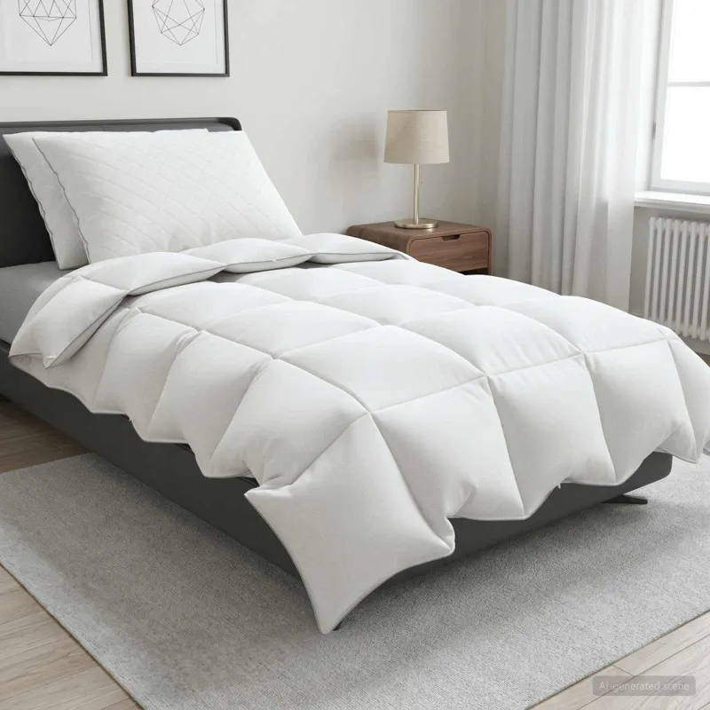 90% žąsies pūkų antklodės komplektas FULDA 3 vnt. 155 x 220 cm