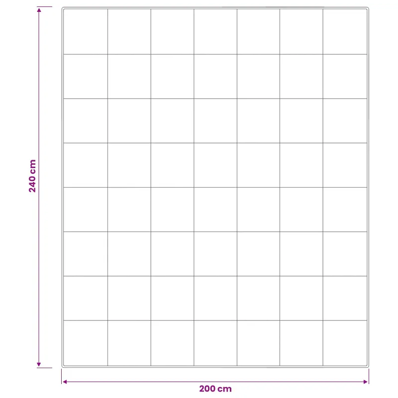 90% žąsies pūkų antklodės komplektas FULDA 3 vnt. 200 x 240 cm