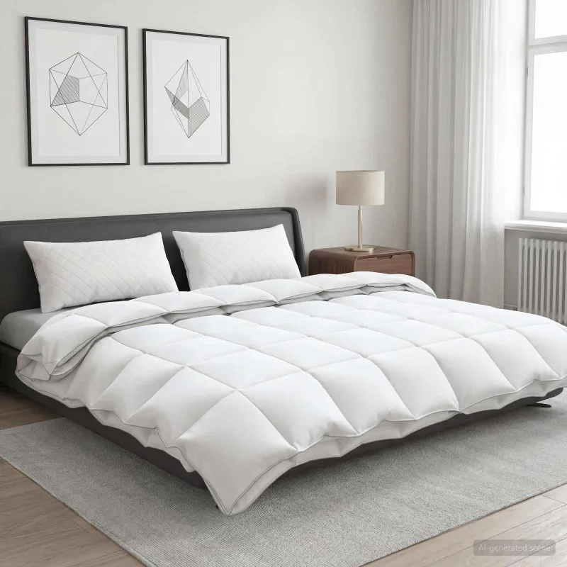 90% žąsies pūkų antklodės komplektas FULDA 3 vnt. 200 x 220 cm