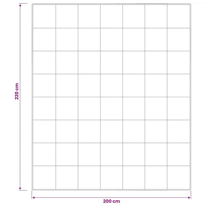 90% žąsies pūkų antklodės komplektas FULDA 3 vnt. 200 x 220 cm