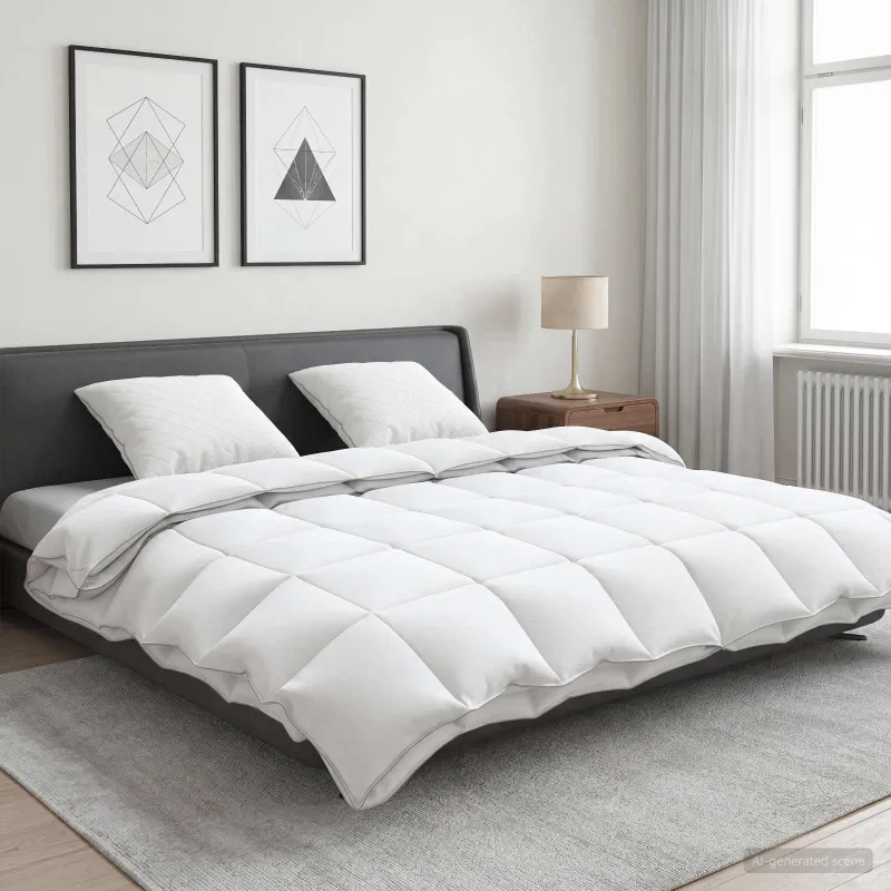 90% žąsies pūkų antklodės komplektas FULDA 3 vnt. 200 x 220 cm