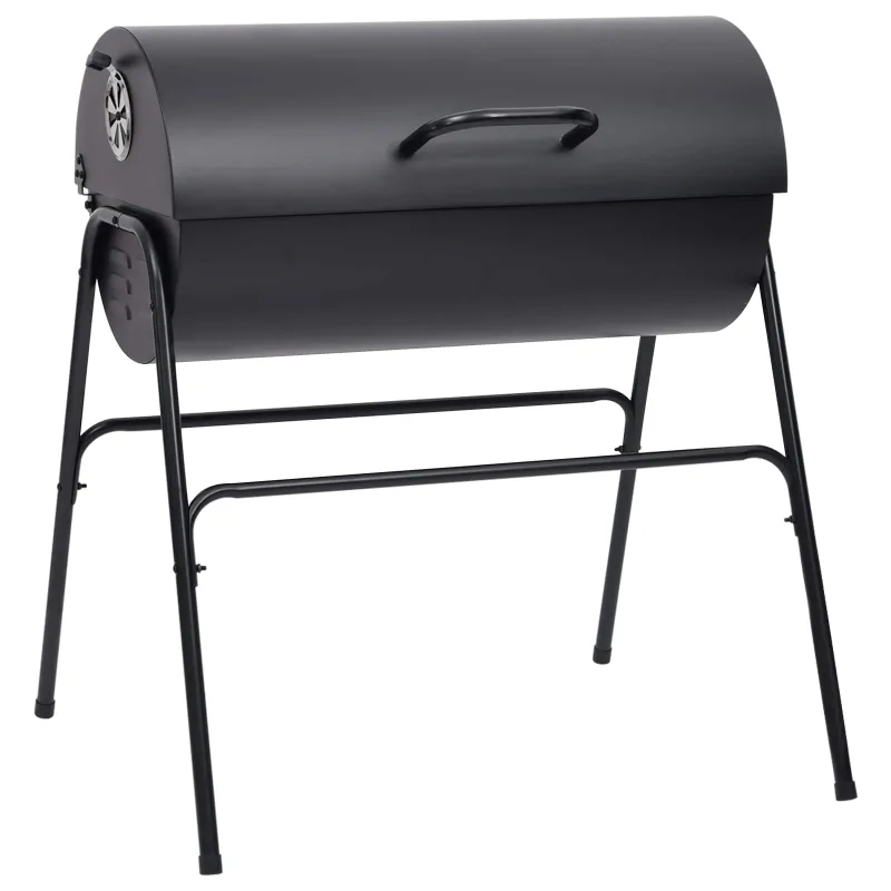 Lauko grilis 3 vnt. 80 x 73 x 90 cm Metalas Juoda
