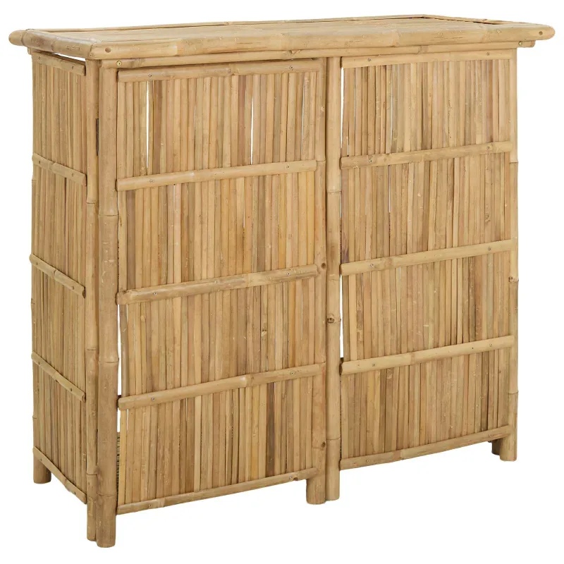 Lauko baaripöytä Bambus Naturaalinen 115 x 55 x 105 cm